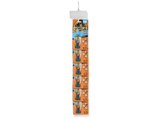 Gorilla Glue Gorilla Super Glue Micro Precise Clip Strip (6 x 5g) Gorilla Glue - Dynamic Drive