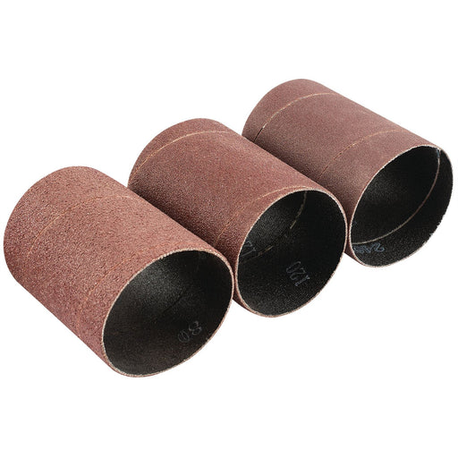 Draper Assorted Grit Aluminium Oxide Sanding Sleeves, 45 x 60mm (Pack of 3) Draper - Dynamic Drive