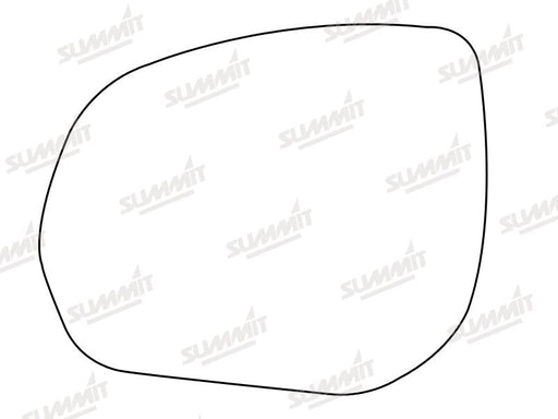 Summit Stick-On Aspheric Mirror Glass fits Citroen C3, C4 Picasso, Crosser Peug 3008, 5008 508 LHS Summit - Dynamic Drive
