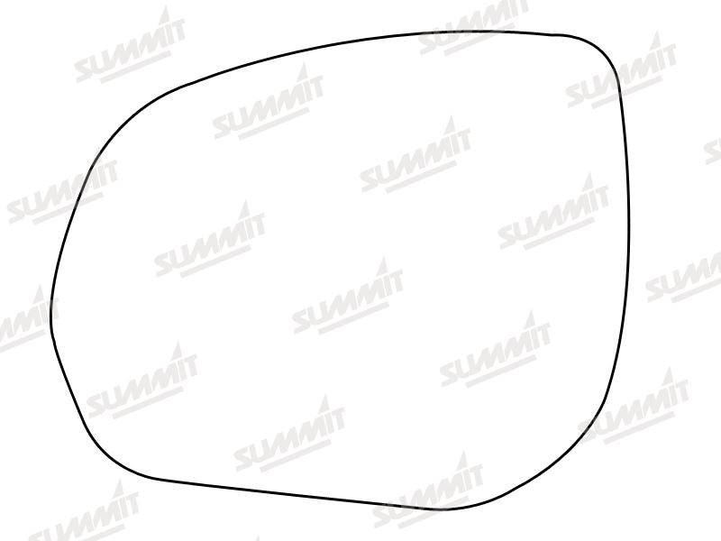 Summit Stick-On Aspheric Mirror Glass fits Citroen C3, C4 Picasso, Crosser Peug 3008, 5008 508 LHS Summit - Dynamic Drive