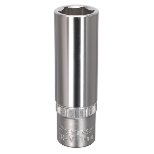 Sealey WallDrive Socket 17mm Deep 1/2"Sq Drive S1217D Sealey - Dynamic Drive