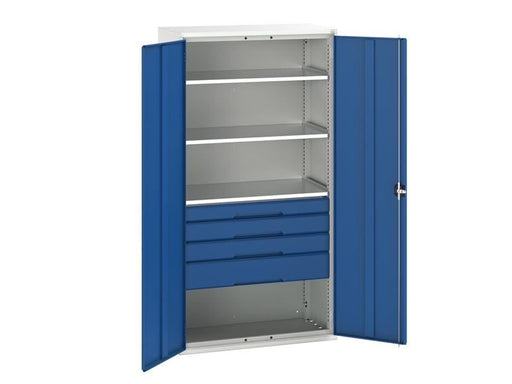 Bott Verso Kitted Cupboard, 3 Shelf & 4 Drawer Bott - Dynamic Drive