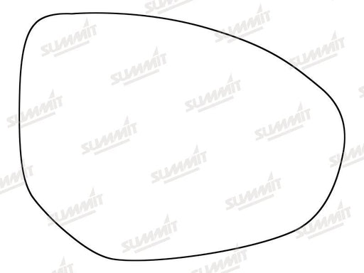 Summit Stick-On Standard Mirror Glass fits Mazda 2 07 to 12, Mazda 3 09 to 13 & Mazda 6 07 to 09 RHS Summit - Dynamic Drive