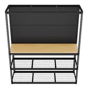 Heavy-Duty Modular Workbench Racking & Pegboard 1820mm 300kg Capacity Per Level Sealey - Dynamic Drive