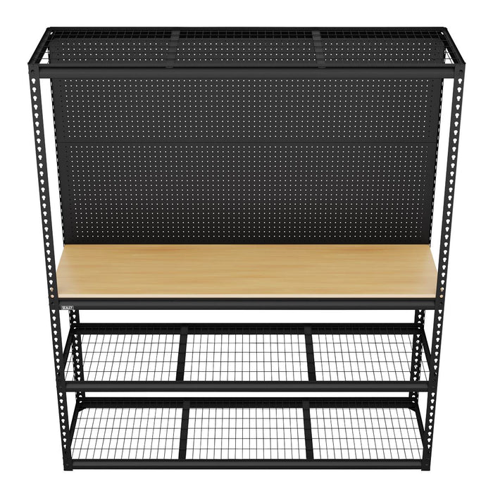Heavy-Duty Modular Workbench Racking & Pegboard 1820mm 300kg Capacity Per Level Sealey - Dynamic Drive