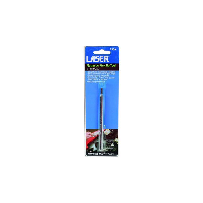 Laser Magnetic Pick Up Tool - 4mm Head 7400 Laser - Dynamic Drive