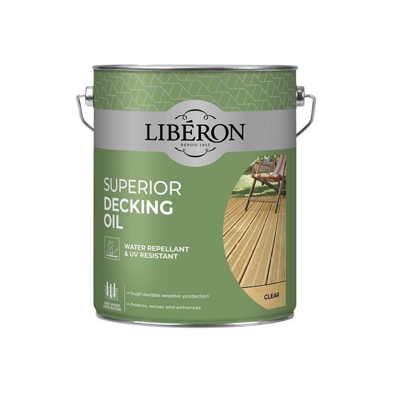 Liberon Superior Decking Oil Clear 5 litre Liberon - Dynamic Drive