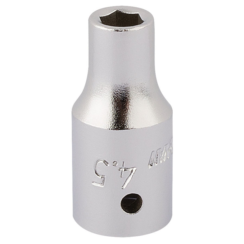 Draper Elora Hexagon Socket, 1/4" Sq. Dr., 4.5mm 11092 Draper - Dynamic Drive