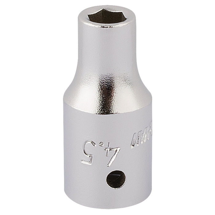 Draper Elora Hexagon Socket, 1/4" Sq. Dr., 4.5mm 11092 Draper - Dynamic Drive