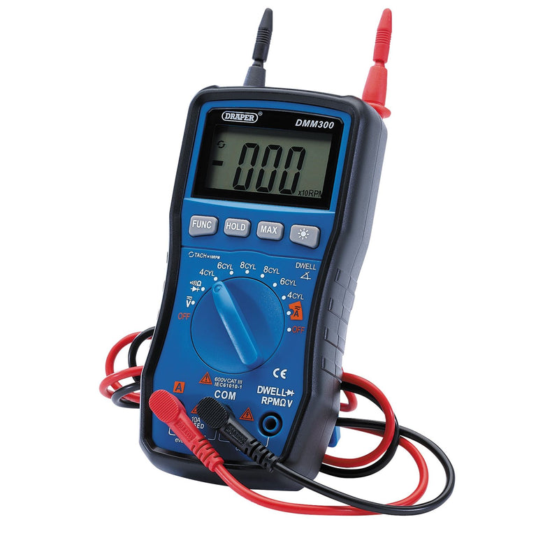 Draper Automotive Digital Multimeter 41821 Draper - Dynamic Drive