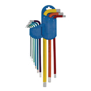 Draper Expert Metric Extra-Long Arm Hex Key Set, Colour Coded (9 Piece) Draper - Dynamic Drive