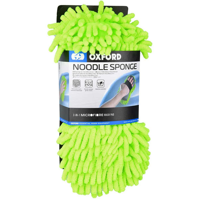 Wash Your Car Like a Pro with Oxford Microfibre Noodle Sponge (Fluorescent) Oxford - Dynamic Drive