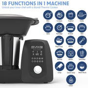 Baridi All-in-One Thermo-Cooker 18 Preset Functions 2L Capacity DH163 Baridi - Dynamic Drive