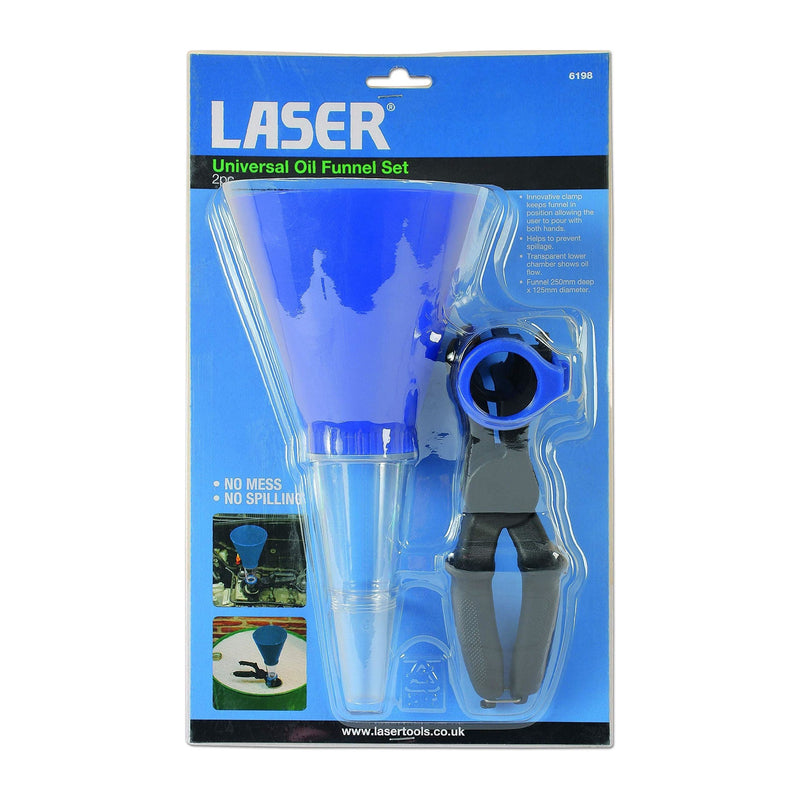 Laser Universal Oil Funnel Set 2pc 6198 Laser - Dynamic Drive