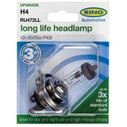 Ring Automotive RU472LL 12V 60/55W H4 P43T Halogen Headlamp (Long Life) Ring  - Dynamic Drive