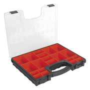 Sealey Parts Storage Case with 20 Removable Compartments APAS2R Sealey - Dynamic Drive