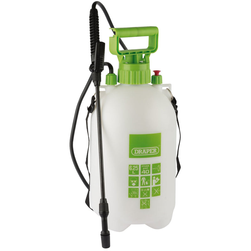 Draper Pressure Sprayer, 6.25L 82468 Draper - Dynamic Drive
