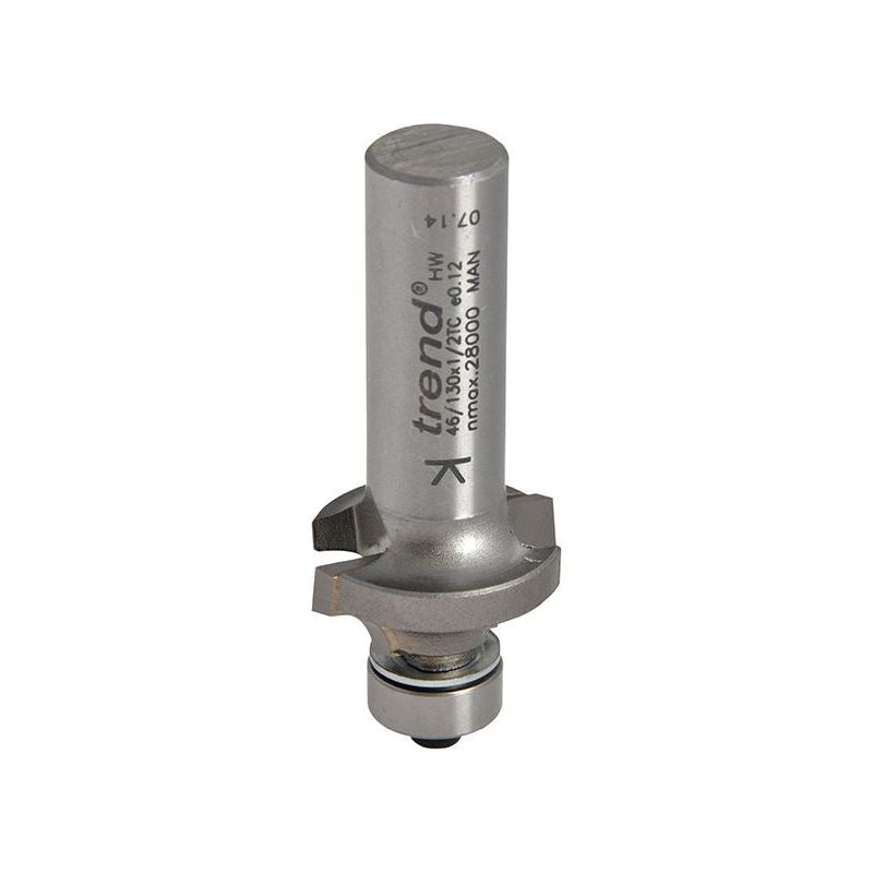 Trend 46/130 x 1/2 TCT Bearing Guided Ovolo & Round Over 6.3mm Radius Trend - Dynamic Drive