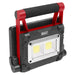 Sealey Rechargeable Solar Powered Portable Floodlight 15W COB LED LEDFL15WS Sealey - Dynamic Drive