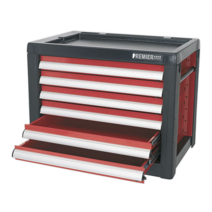 Sealey Topchest 6 Drawer with Ball-Bearing Slides AP2403 Sealey - Dynamic Drive