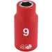 Draper Fully Insulated VDE Socket, 3/8" Sq. Dr., 9mm 31556 Draper - Dynamic Drive
