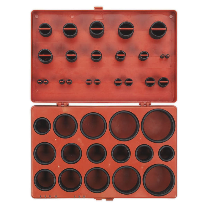 Sealey Rubber O-Ring Assortment 419pc Metric BOR419 Sealey - Dynamic Drive