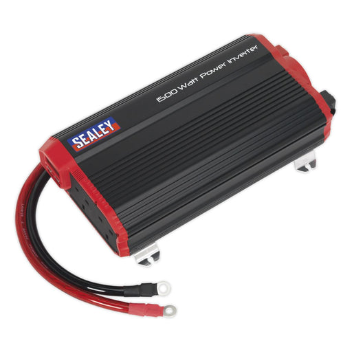 Sealey Power Inverter Modified Sine Wave 1500W 12V DC 230V ~ 50Hz PI1500 Sealey - Dynamic Drive