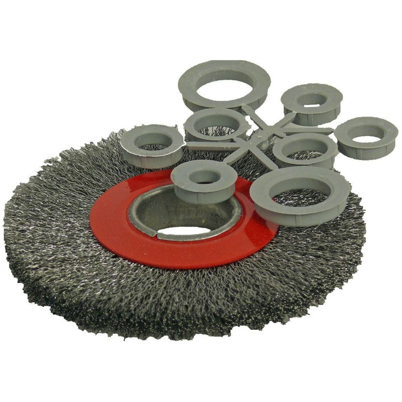 Abracs 150 x 20mm Crimped Wire Bench Grinder Brush ABRACS - Dynamic Drive