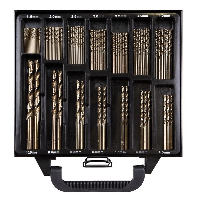 Sealey Drill Bit Set HSS Cobalt Fully Ground 99pc DBS99CB Sealey - Dynamic Drive