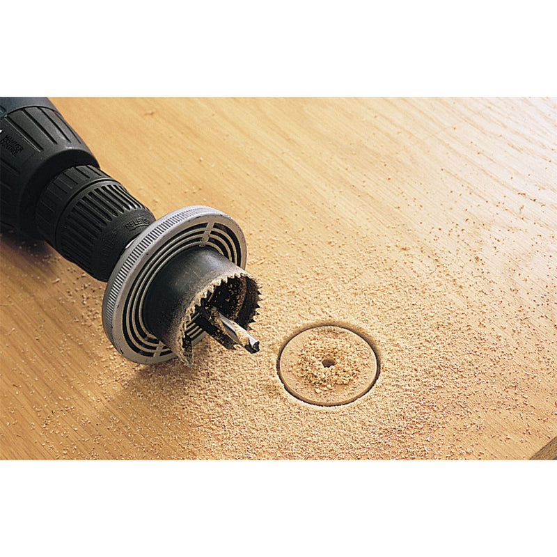 Draper Carbon Steel Holesaw Kit for Wood and Plastics, 32 - 64mm (7 Piece) 18053 Draper - Dynamic Drive