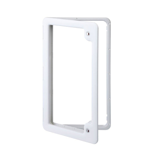 Thetford White Service Door 4 with 2 Locks 2681880 Thetford - Dynamic Drive