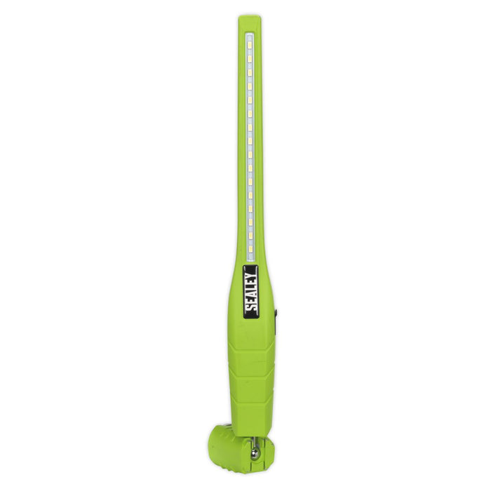 Sealey LED3604G Rechargeable 360° Slim Inspection Lamp 16 SMD LED + 1W LED Green Sealey  - Dynamic Drive