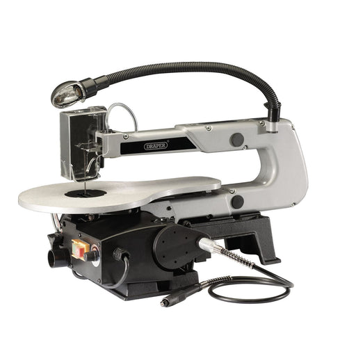 Draper Variable Speed Scroll Saw with Flexible Drive Shaft and Worklight, 405mm, Draper - Dynamic Drive