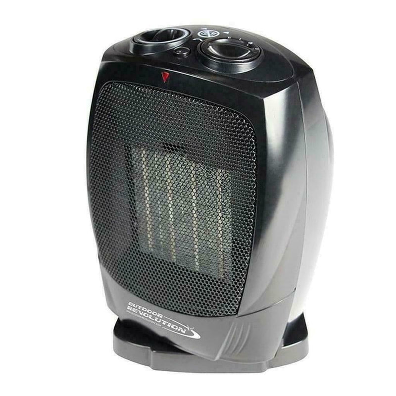 Outdoor Revolution Portable PTC Oscillating Ceramic Heater 750W/1500W Camping Outdoor Revolution  - Dynamic Drive