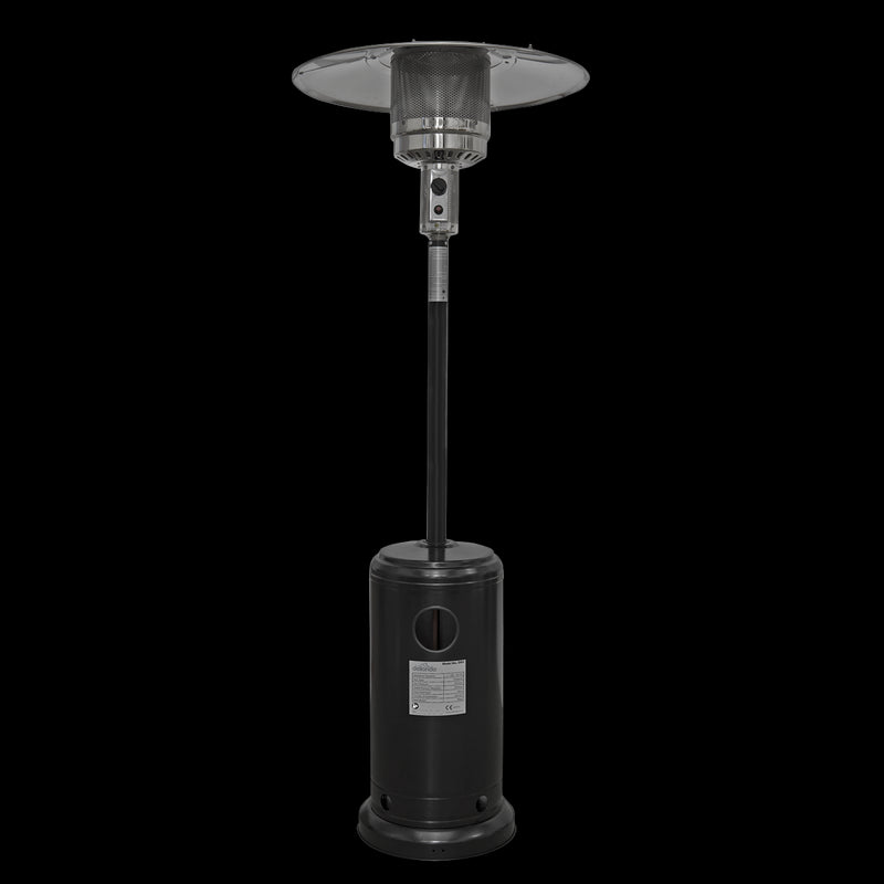 Dellonda Outdoor Garden Gas Patio Heater 13kW Commercial & Domestic Use Black Dellonda  - Dynamic Drive
