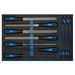 Draper Hand File Set in 3/4 Drawer EVA Insert Tray (13 Piece) 63513 Draper - Dynamic Drive