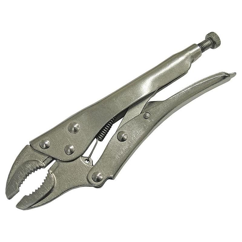 Faithfull Curved Jaw Locking Pliers 225mm (9in) Faithfull - Dynamic Drive