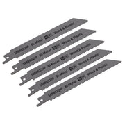 Sealey Reciprocating Saw Blade Wood & Plastics 150mm 10tpi Pack of 5 SRBR622HF Sealey - Dynamic Drive