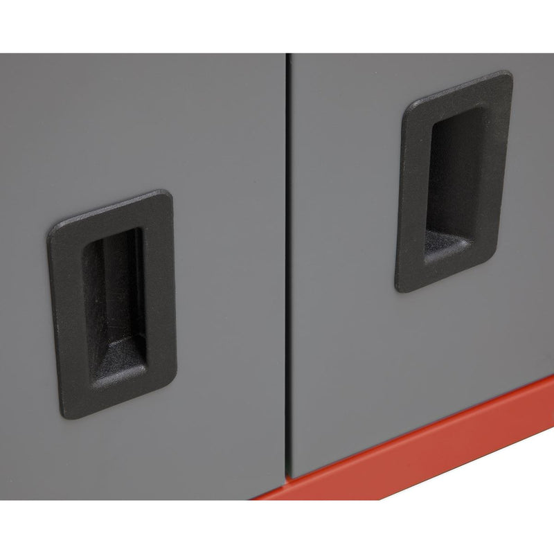 Sealey Topchest Mid-Box & Rollcab 9 Drawer Stack Red AP2200BBSTACK Sealey - Dynamic Drive