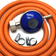 Butane Gas Regulator with 2m Hose And Clips Fits Calor Gas 4.5kg Cylinders ONLY Crusader  - Dynamic Drive