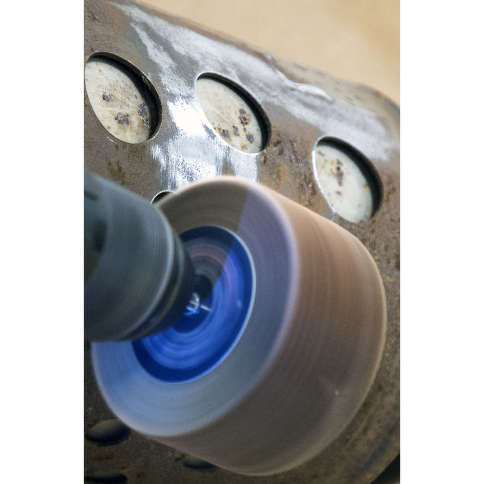 Sealey 80 x 40mm Abrasive Flap Wheel on 6mm Shaft 40Grit - Pack of 5 FW8040405 Sealey - Dynamic Drive