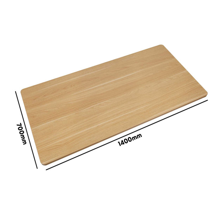 Dellonda Oak Rectangular Desktop Dellonda  - Dynamic Drive
