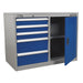 Sealey Industrial Cabinet/Workstation 5 Drawer & 1 Shelf Locker API1103B Sealey - Dynamic Drive