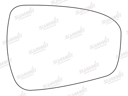 Summit Stick-On Aspheric Mirror Glass fits Ford Mondeo 12 on RHS Summit - Dynamic Drive