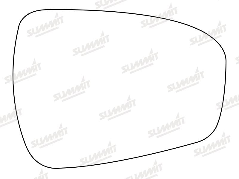 Summit Stick-On Aspheric Mirror Glass fits Ford Mondeo 12 on RHS Summit - Dynamic Drive
