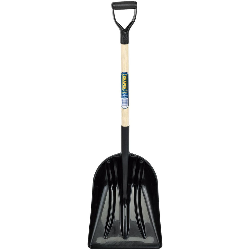 Draper Rubble and Debris/Multi-Purpose ABS Shovel with Hardwood Shaft 19177 Draper - Dynamic Drive