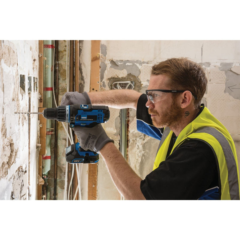 Draper Storm Force 20V Combi Drill, 2 x 2.0Ah Batteries, 1 x Charger Draper - Dynamic Drive