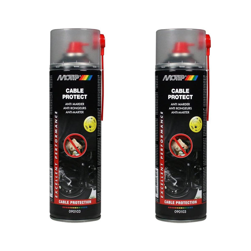2X Motip Cable Protect Anti-Rat Spray Protects Cables From Mice/Rats Chewing Motip  - Dynamic Drive
