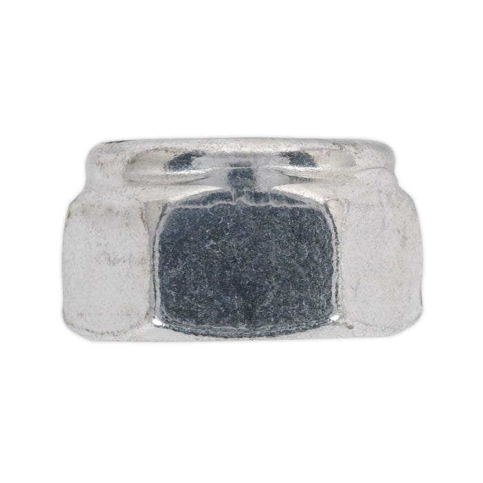 Sealey Nylon Locknut M10 Zinc Pack of 100 NLN10 Sealey - Dynamic Drive
