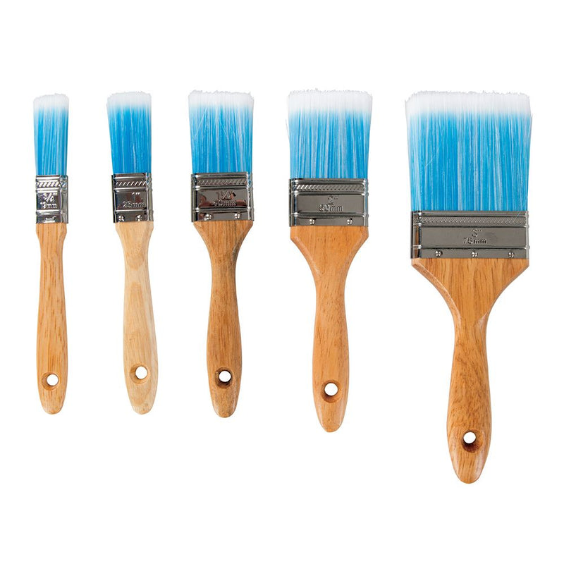 Silverline Synthetic Brush Set 5pce 19, 25, 40, 50 & 75mm Silverline - Dynamic Drive